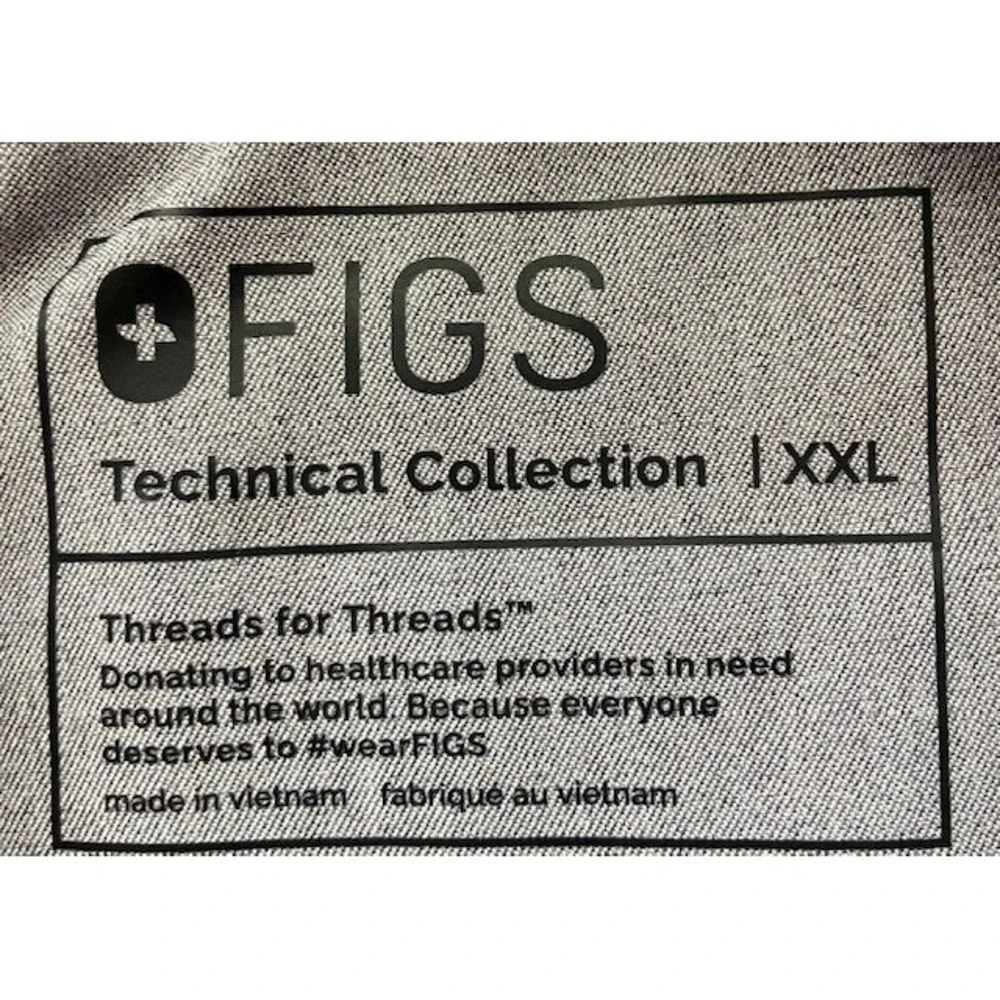 Figs Men's NEW Cairo Cargo Pants Gray Size 2XL